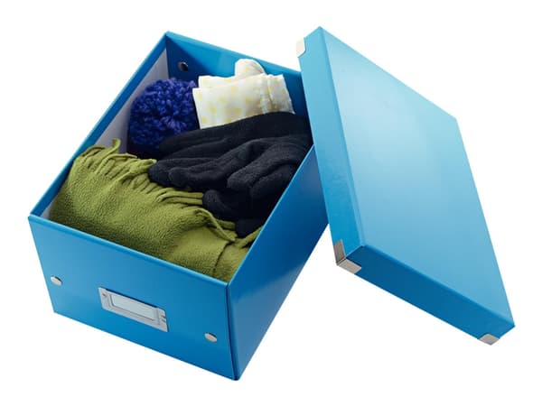 Leitz Click & Store - Förvaringsbox - för A5 (148 x 210 mm) - blå-metallic