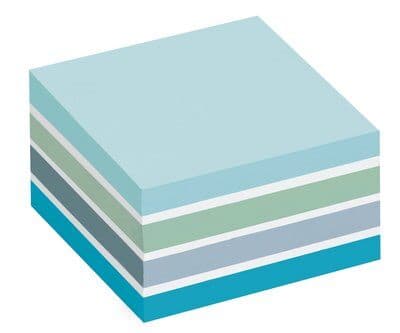 Kubusblok Post-it Notes 76x76 mm pastelblå