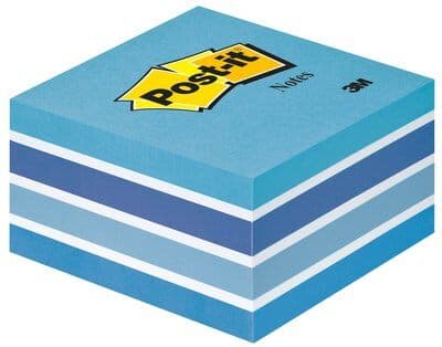 Kubusblok Post-it Notes 76x76 mm pastelblå