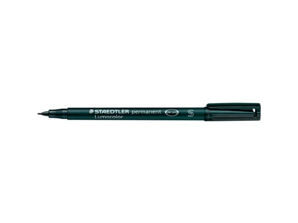 STAEDTLER Lumocolor 313 - Markør - permanent - svart - 0.4 mm - superfin