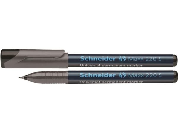 Schneider skrivdon Maxx 220 S Permanent, Sort, 0,4 mm