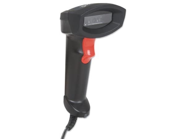 Manhattan 178433 USB-Kit Stregkodescanner Kabelbundet 1D CCD Sort Håndscanner USB