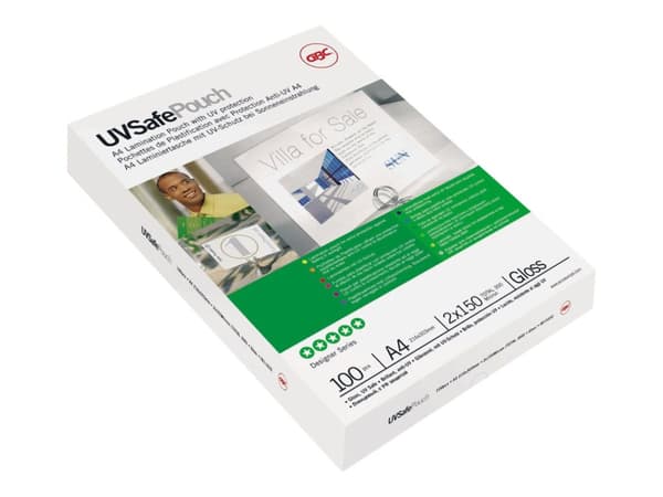 Lamineringslomme GBC A4 UV sikker 150 micron - (100 stk.)