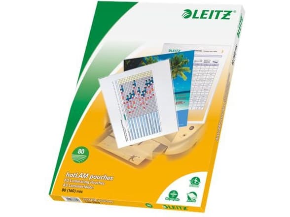 Lamineringsfickor Leitz A3 80 micron klar - (100 st.)