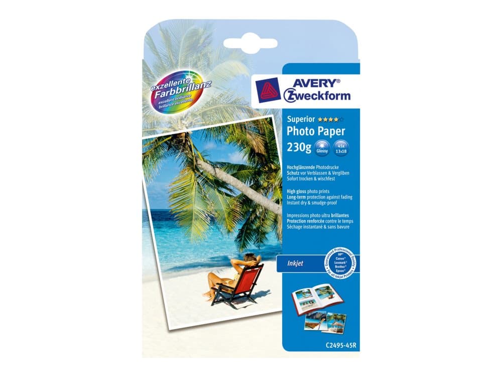 Avery Zweckform Superior - Blank - 130 x 180 mm - 230 g/m² - 45 ark fotopapper