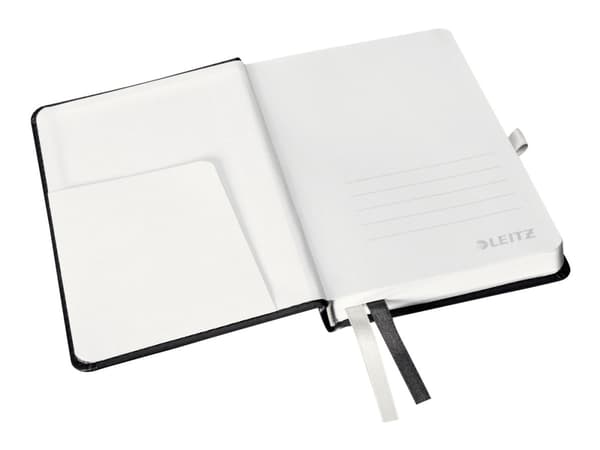 Leitz Style A6 - Notisbok - eskebundet - 80 ark - rutet - satinsvart