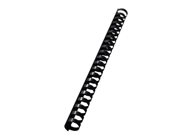 Leitz - 21 ringer - A4 (210 x 297 mm) - 180 ark - svart - plastbindekam - for Leitz comBIND 300, comBIND 500, comBIND 500e