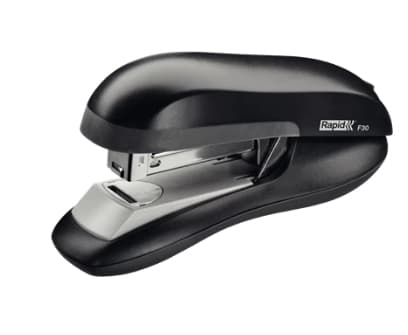 Rapid Fashion F30 - Häftapparat - 30 ark / 3 mm - 24/6, 26/6 - metall, ABS-plast - svart
