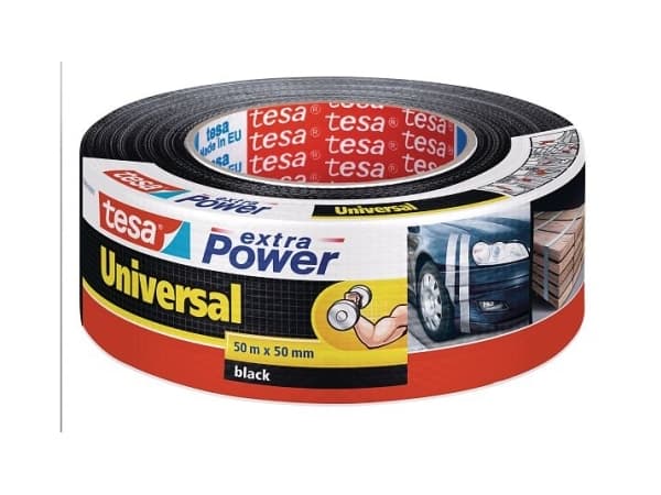Tesa extra Power Universal - Kanaltape - 48 mm x 50 m - svart