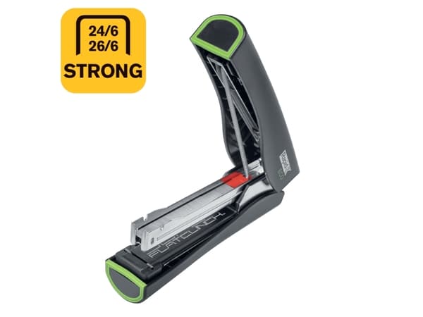 Rapid Fashion Eco StandUp - Häftapparat - 25 ark - 24/6, 26/6 - plast, metall - svart