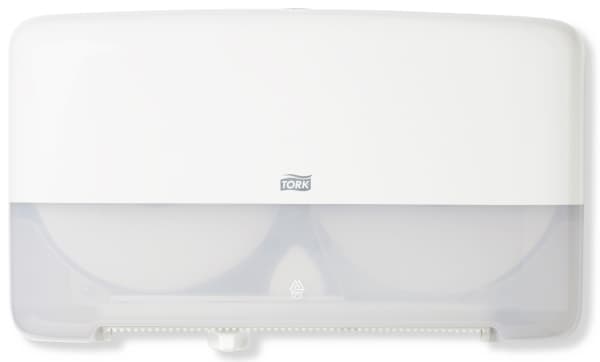Dispenser, Tork T2, Mini, 14,6x43,2x25,6cm, vit, plast
