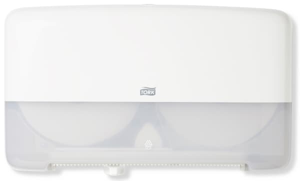 Dispenser, Tork T2, Mini, 14,6x43,2x25,6cm, hvid, plast
