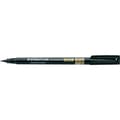 Pikkukuva 3 / 5: Staedtler Lumocolor 319, Musta, Harjas/ohut pää, Musta, Polypropeeni (PP), Ohut/erittäin ohut, 0,4 mm
