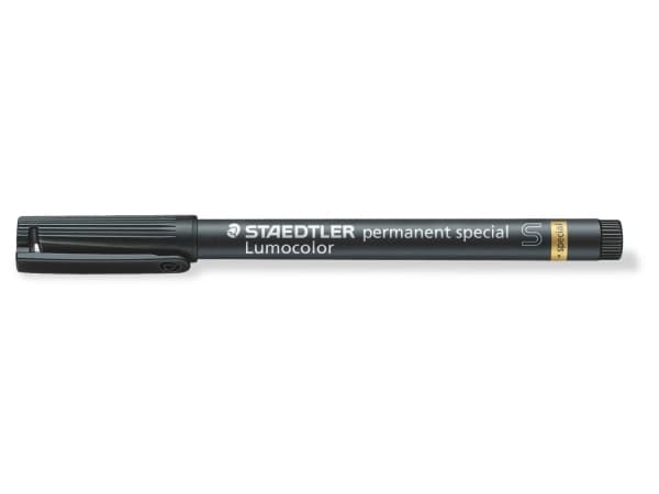 Staedtler Lumocolor 319, Musta, Harjas/ohut pää, Musta, Polypropeeni (PP), Ohut/erittäin ohut, 0,4 mm