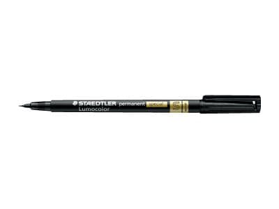 Staedtler Lumocolor 319, Musta, Harjas/ohut pää, Musta, Polypropeeni (PP), Ohut/erittäin ohut, 0,4 mm