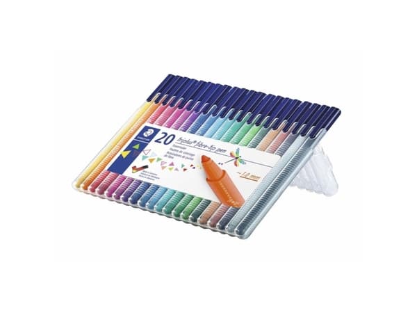 STAEDTLER® triplus® 323 SB20 1.0 mm fineliner - etui med 20 stk. ass. farver