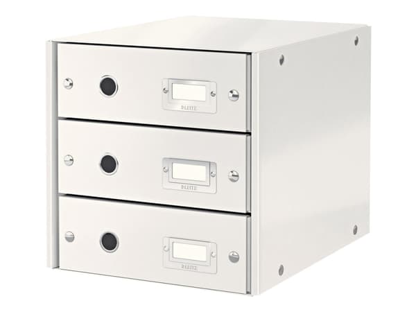 Leitz 60480001, MDF-levy, Valkoinen, A4, 3 laatikko(a), Katalogi, Litteä kansio, Kansio, Kirjain, Note, Paperi, Lakanasuoja, 286 mm