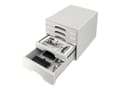 Miniatyrbilde 2 av 5: Leitz Plus - Skuffskap - 5 skuffer - for 245 x 330 mm - grå