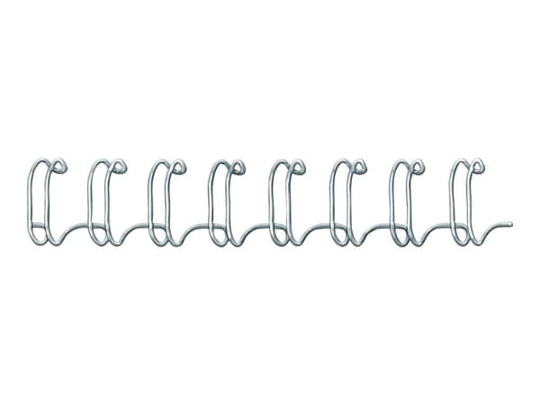 Spiralrygge Fellowes 3:1 wire 8mm sølv A4 (100 stk.)