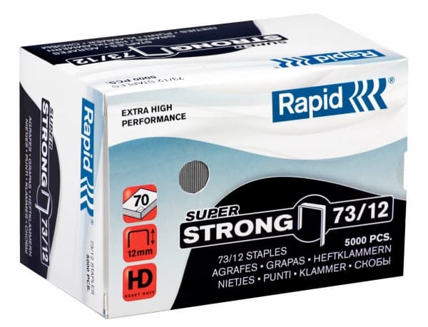 Hæfteklammer Rapid 73/12 Super Strong (5000 stk.)