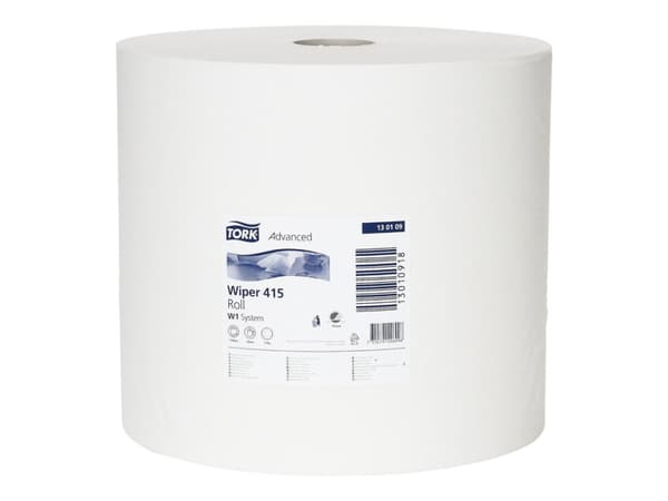 Tork Advanced Wiper 415 W1 - Papirklut - 10.431 kg - rull - 1180 m - hvit - for P/N: 652008, 652100, 652108