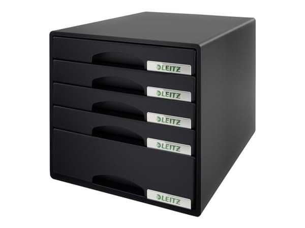 Leitz 52110095, 5 laatikko(a), Musta, 287 x 363 x 270 mm