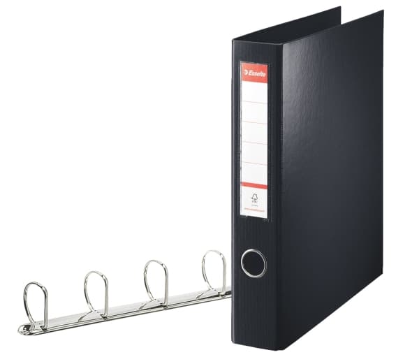 Ringordner Esselte A4 Maxi 4DR/40mm sort