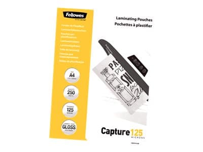 Fellowes Laminating Pouches Capture 125 micron - A4 (210 x 297 mm) lamineringspunger