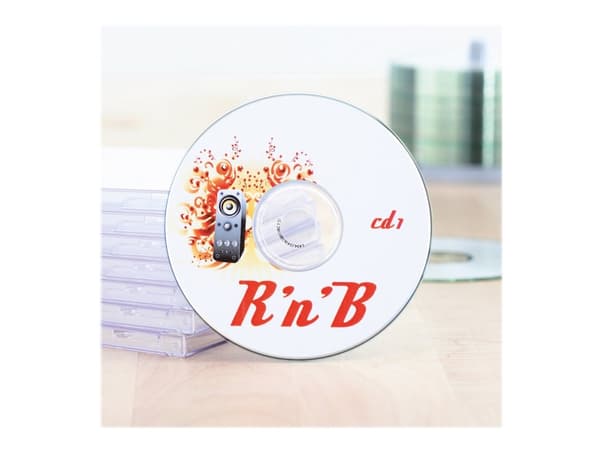HERMA Spesial - Papir - matt - permanent selvklebende - hvit - 116 mm rund 50 etikett(er) (25 ark x 2) ugjennomsiktige CD/DVD-etiketter