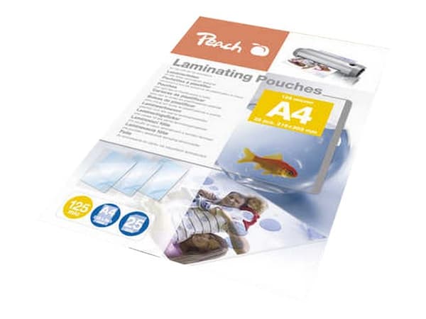 Peach - 25-pack - blanke lamineringspunger