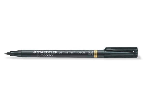 Staedtler Lumocolor 319, Keskikokoinen, 1 väriä, Musta, 1 mm, Polypropeeni (PP)