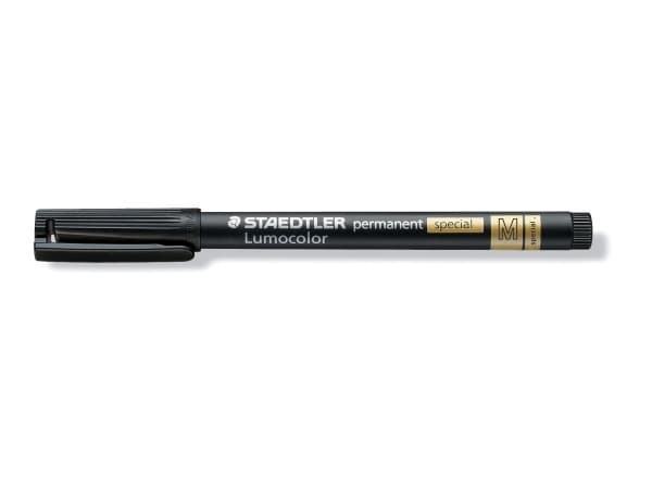 Staedtler Lumocolor 319, Keskikokoinen, 1 väriä, Musta, 1 mm, Polypropeeni (PP)