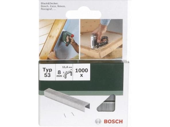 Bosch KLAMMER TYPE53 11,4X0,74X8MM 1000 STK GL