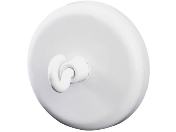 Dahle 95860, Innendørs, Redskapskrok, Hvit, Stål, Rund, 3,6 cm