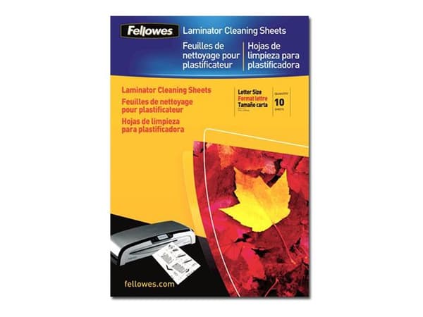 Rengøringsark til Fellowes lamineringsmaskine - (10 stk.)