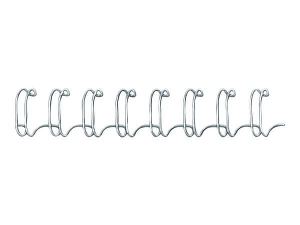 Fellowes - 6 mm - 34 ringer - A4 (210 x 297 mm) - 35 ark - sølv - 100 stk bindestreng - for Fellowes Galaxy 500, Galaxy E, Galaxy Wire, Pulsar 300, Q