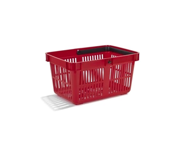 Varukorg 27 liter röd (st.)
