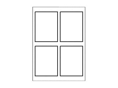 Avery Zweckform My Design flaskeetiketter - 90 x 120 mm 20 etikett(er) (5 ark x 4) etiketter