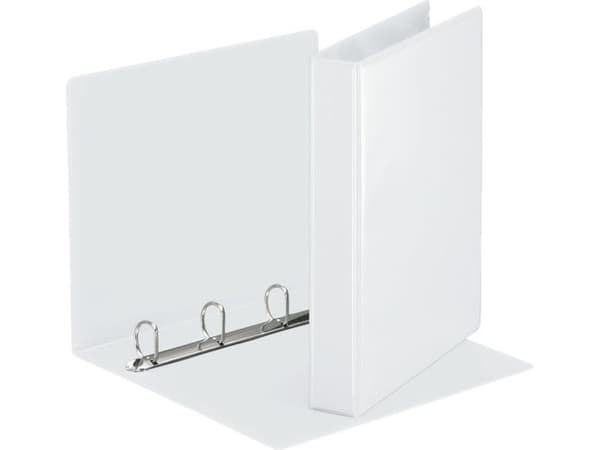 Ringpärm med ficka a4 pp 4d-ringar 30mm - ryggbredd 51mm vit (st)
