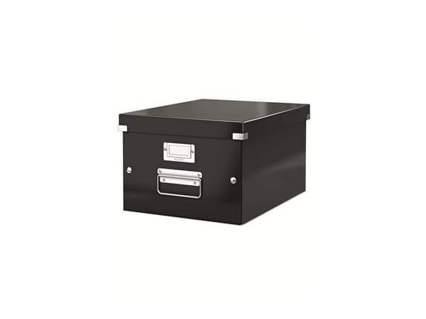 Leitz 60440095, Kovalevy, Musta, A4, Kirjekuori, Litteä kansio, Kansio, Kirjain, Note, Paperi, Lakanasuoja, 16,7 L, 900 g