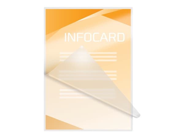 GBC Document Laminating Pouch - 125 mikrometer - 100-pack - glättat - A7 (74 x 105 mm) lamineringsfickor