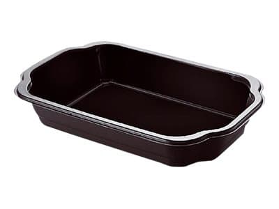 Duni Duniform - Matförvaringsbehållare - 1200 ml - engångsvara - förslutningsbar - svart (paket om 246)