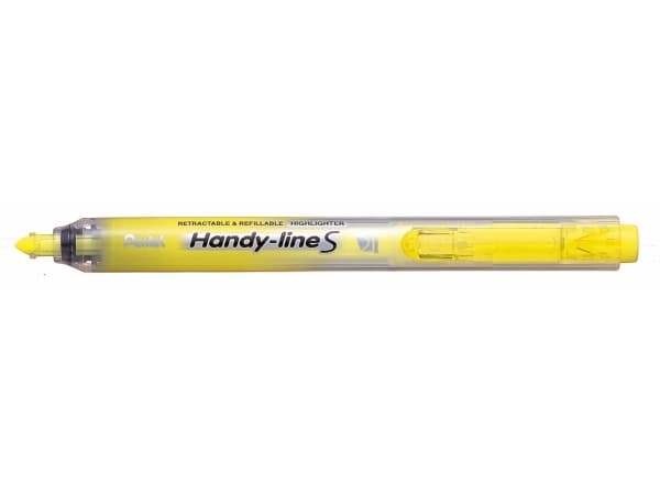 Highlighter Pentel Handy-Lline S med trykmekanisme gul