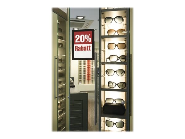 DURABLE DURAFRAME - Dokumentholder - for A5 - dobbeltsidet - svart (en pakke 2)