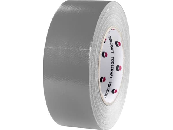 TOOLCRAFT 54B48L40AC 54B48L40AC Tekstiltape GAFFER Grå (L x B) 40 m x 48 mm 1 stk
