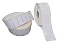 Miniatyrbilde 1 av 2: Zebra PolyE 3100T Gloss - Polyetylen (PE) - blank - permanent akryl-adhesiv - hvit - 51 x 25 mm 2398 etikett(er) (1 rull(er) x 2398) merkelapper