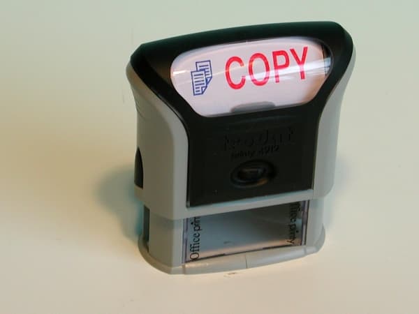 Stämpel trodat printy "kopia