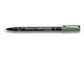 Miniatyrbilde 1 av 5: STAEDTLER Lumocolor 318 - Markør - permanent - grønn - 0.6 mm - fin