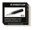 Pikkukuva 2 / 4: Täyte täytekynälle Staedtler musta 6kpl/pakkaus - (6 kpl)