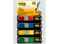 Miniatyrbild 3 av 5: Post-It flaggor, primära färger, 1/2 tum bredd, 35 per dispenser, 4 dispenser/pack, blå, grön, röd, gul, 35 röd, 35 blå, 35 gul, 35 grön, 12 mm, 12,7